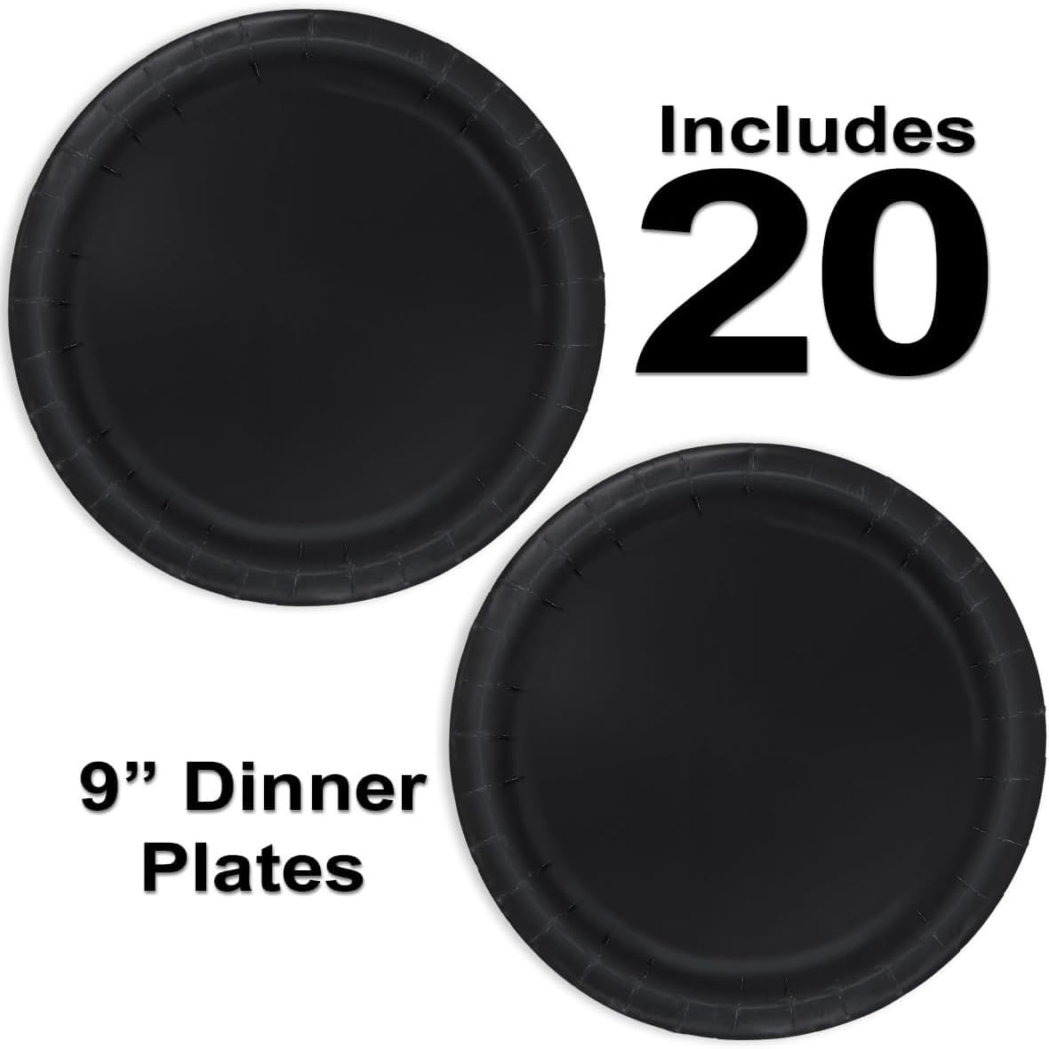 Heavy Duty Teal Paper Plate Party Supplies Bundle 9" Dinner plate, 7" Dessert Plates And Napkins, 56 Piece Disposable Paper Party Plate Set