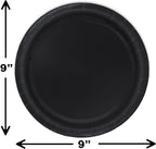 Heavy Duty Teal Paper Plate Party Supplies Bundle 9" Dinner plate, 7" Dessert Plates And Napkins, 56 Piece Disposable Paper Party Plate Set