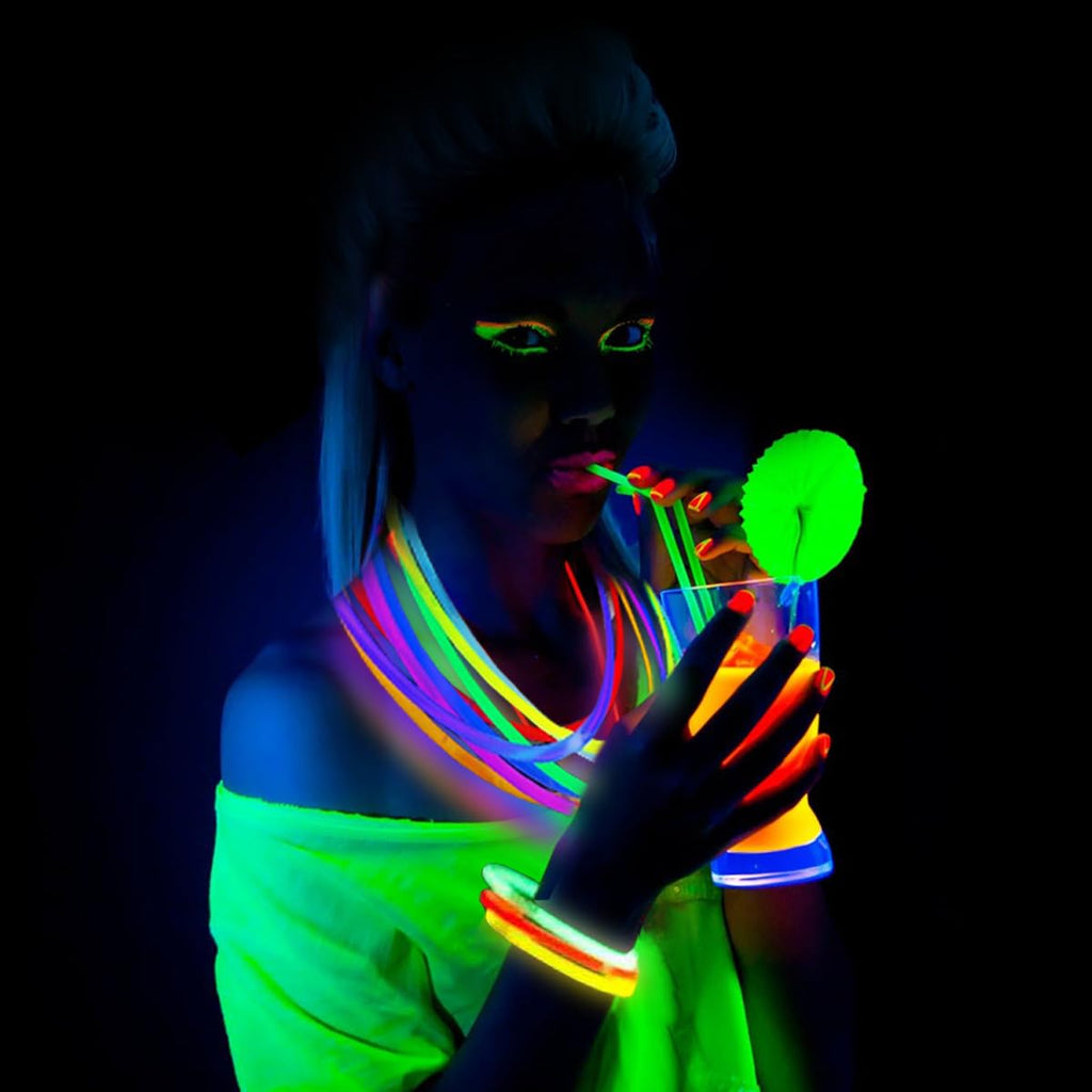 Ammy Glow Glow Sticks (205 Pcs Kit) Bulk Party Pack