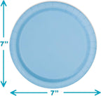 Heavy Duty Teal Paper Plate Party Supplies Bundle 9" Dinner plate, 7" Dessert Plates And Napkins, 56 Piece Disposable Paper Party Plate Set