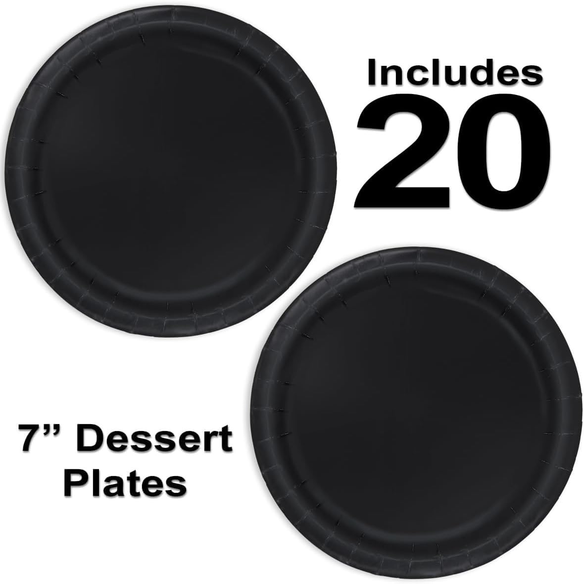 Heavy Duty Teal Paper Plate Party Supplies Bundle 9" Dinner plate, 7" Dessert Plates And Napkins, 56 Piece Disposable Paper Party Plate Set