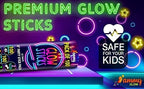 Ammy Glow Glow Sticks (205 Pcs Kit) Bulk Party Pack