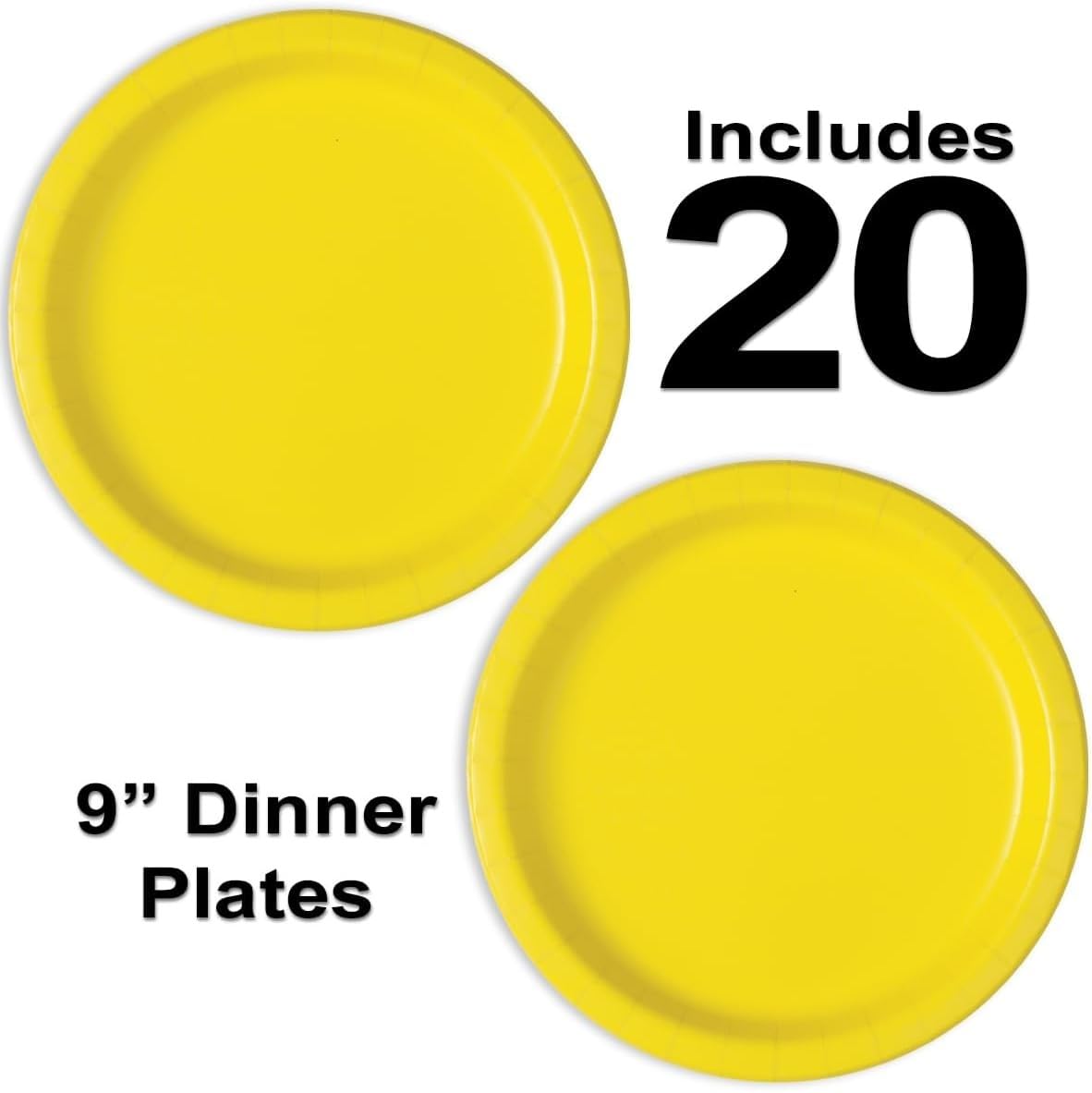 Heavy Duty Teal Paper Plate Party Supplies Bundle 9" Dinner plate, 7" Dessert Plates And Napkins, 56 Piece Disposable Paper Party Plate Set