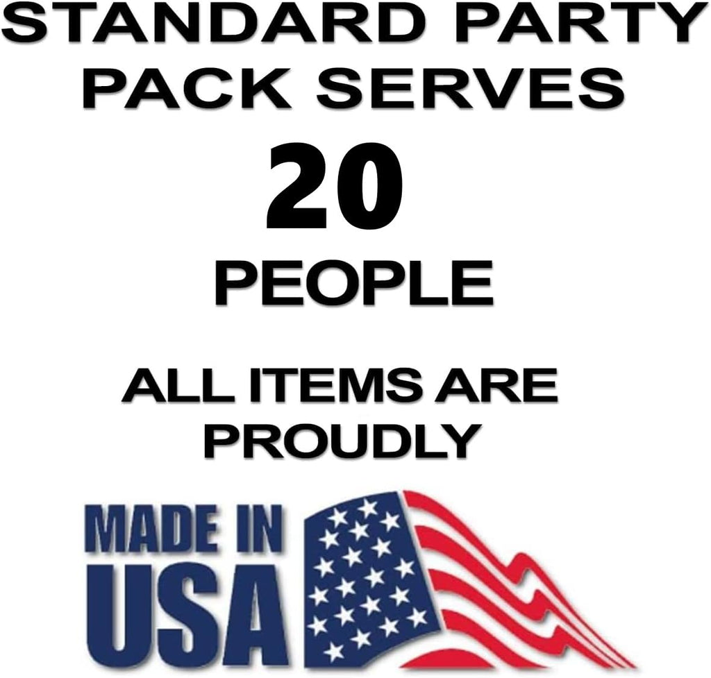 Heavy Duty Teal Paper Plate Party Supplies Bundle 9" Dinner plate, 7" Dessert Plates And Napkins, 56 Piece Disposable Paper Party Plate Set