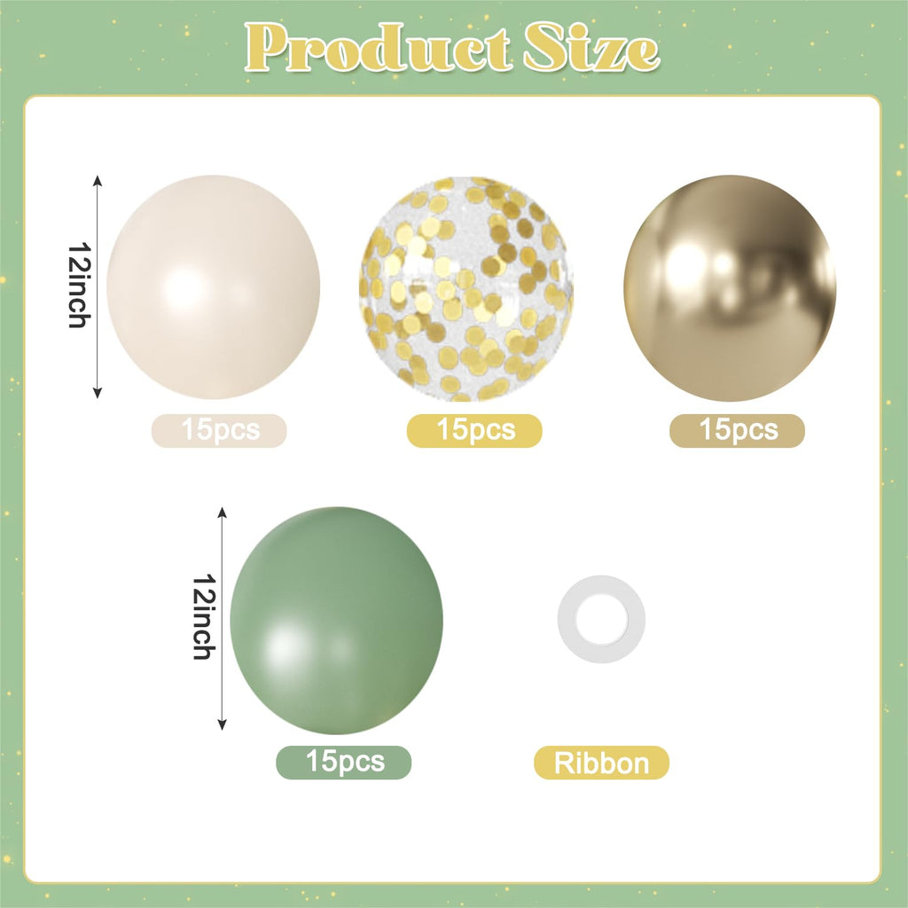 60Pc 12Inch Navy Blue, White and Gold Balloons with Metallic Gold Confetti Balloon