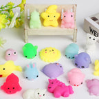 80pcs Mochi Squishy Toys, Mini Kawaii Squishies Fidget Toys for Adults | Squishies Party Favors for Kids Gift Easter Basket Stuffers Egg Fillers Birthday Classroom Prize Pinata Christmas Stocking
