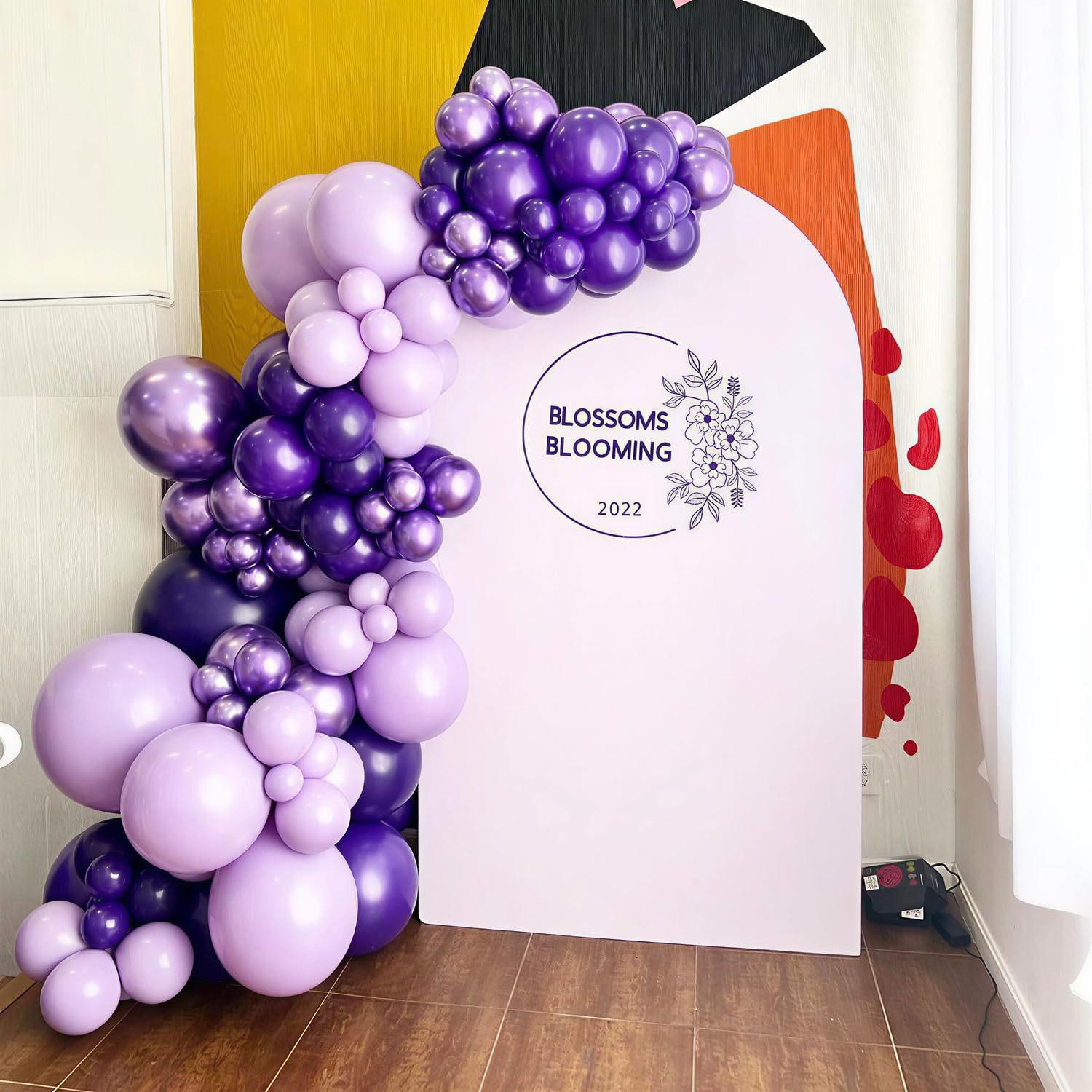 60Pc 12Inch Navy Blue, White and Gold Balloons with Metallic Gold Confetti Balloon