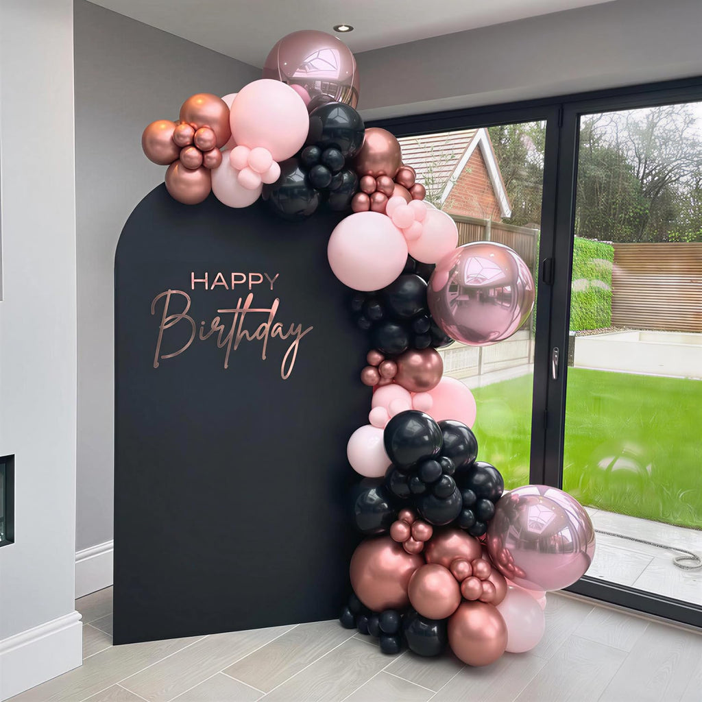 60Pc 12Inch Navy Blue, White and Gold Balloons with Metallic Gold Confetti Balloon