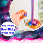 36 Pack Galaxy Slime Party Favors, Non-Sticky, Stress Relief Treasure Box Toys for Classroom Prizes, Easter Basket Stuffers Student Gifts Goodie Bags Egg Fillers for Kids Boys Girls 4-8, 8-12