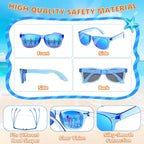 Party Favors Kids Sunglasses Bulk - 16 Packs Neon Sunglasses for Kid Age 3-8, UV400 Protection Party Sunglasses Goodie Bags Stuffers for kids Birthday Party Supply, End of the Year Gifts For Students