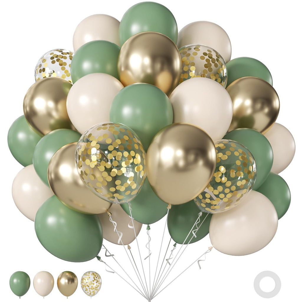 Balloon Set for Weddings, Baby Showers & Graduations | 60 Pack
