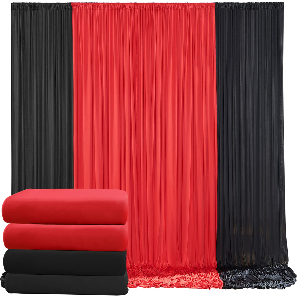 10ft x 15ft Wrinkle Free Photography Backdrop Drapes, 6 Panels