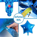 Stitch Party Supplies, 39PCS Birthday Decorations Set Include Banner, Balloons, Cake Cupcake Toppers, for Boys Girls Stitch