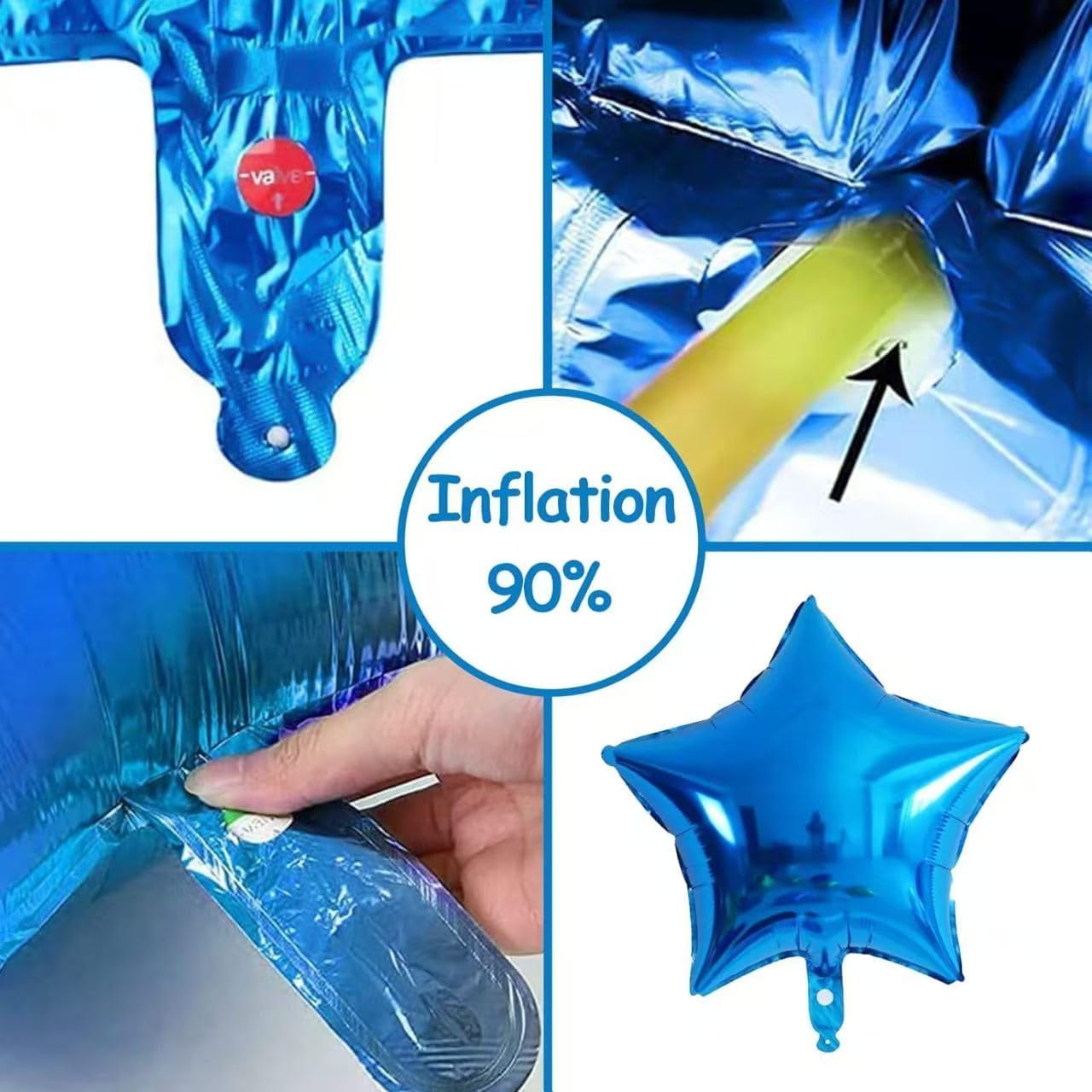 Stitch Party Supplies, 39PCS Birthday Decorations Set Include Banner, Balloons, Cake Cupcake Toppers, for Boys Girls Stitch