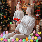 80pcs Mochi Squishy Toys, Mini Kawaii Squishies Fidget Toys for Adults | Squishies Party Favors for Kids Gift Easter Basket Stuffers Egg Fillers Birthday Classroom Prize Pinata Christmas Stocking