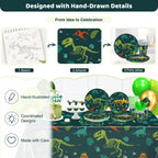 Hand-Drawn Mermaid Birthday Decorations, Under the Sea Party Supplies Kit (Unicorn Birthday)