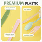 Kochorie 300 Pieces Plastic Silverware, Disposable heavy duty Utensils