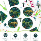 Hand-Drawn Mermaid Birthday Decorations, Under the Sea Party Supplies Kit (Unicorn Birthday)
