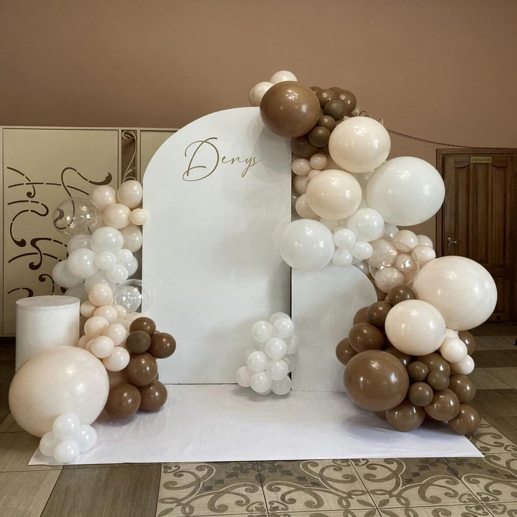 60Pc 12Inch Navy Blue, White and Gold Balloons with Metallic Gold Confetti Balloon