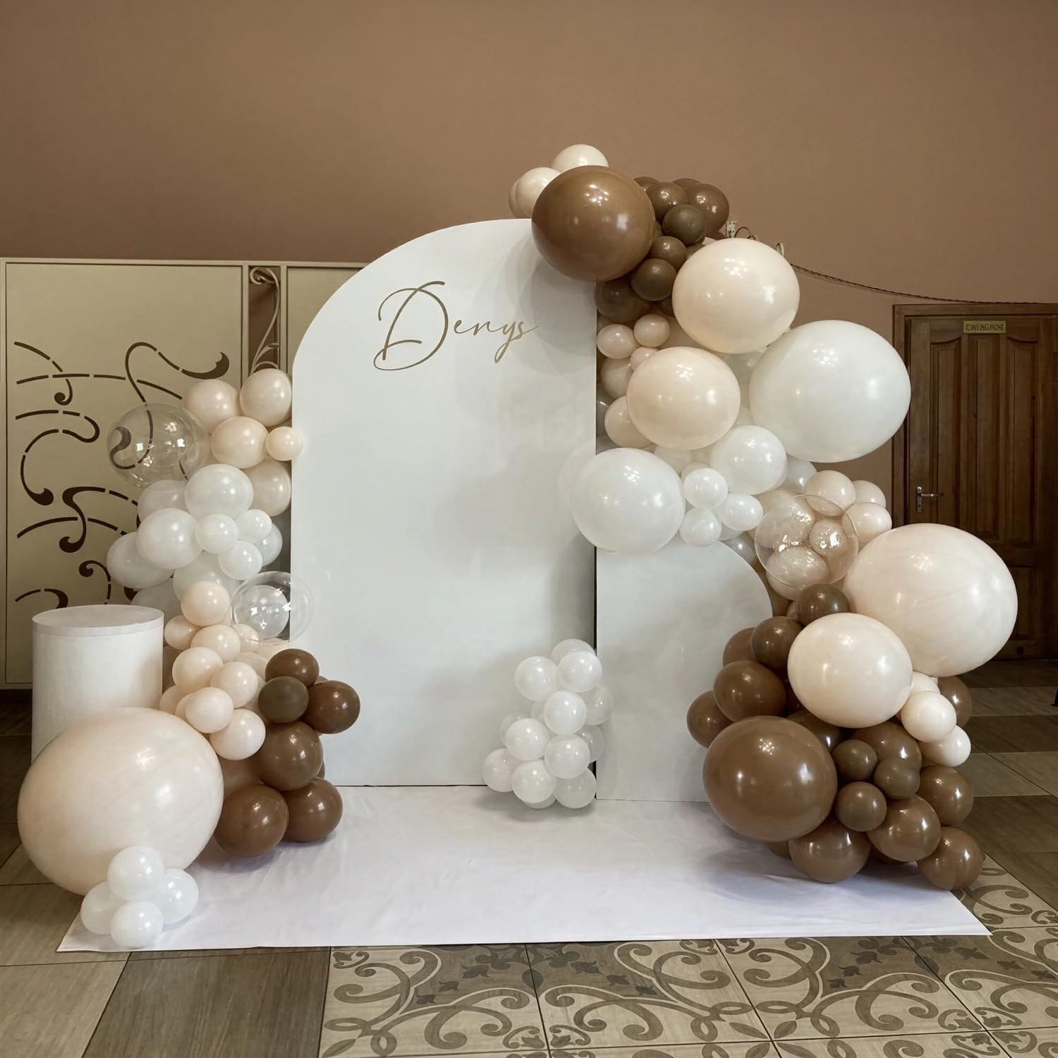 60Pc 12Inch Navy Blue, White and Gold Balloons with Metallic Gold Confetti Balloon