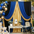 10ft x 15ft Wrinkle Free Photography Backdrop Drapes, 6 Panels