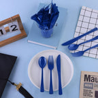 Kochorie 300 Pieces Plastic Silverware, Disposable heavy duty Utensils