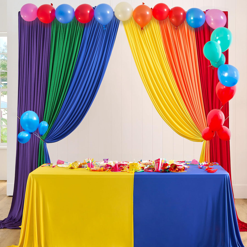 10ft x 15ft Wrinkle Free Photography Backdrop Drapes, 6 Panels