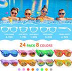 Party Favors Kids Sunglasses Bulk - 16 Packs Neon Sunglasses for Kid Age 3-8, UV400 Protection Party Sunglasses Goodie Bags Stuffers for kids Birthday Party Supply, End of the Year Gifts For Students