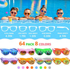 Party Favors Kids Sunglasses Bulk - 16 Packs Neon Sunglasses for Kid Age 3-8, UV400 Protection Party Sunglasses Goodie Bags Stuffers for kids Birthday Party Supply, End of the Year Gifts For Students