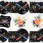 168Pcs 2nd Birthday Paper Plates Napkins Two Years Old Party Supplies | Disposable Tableware Set for Boys Birthday Party Serve 24 Guests